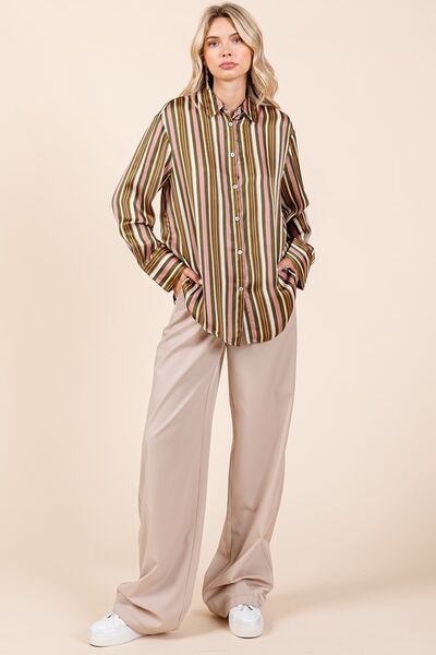 Paisley Patchwork Print Satin Wide Leg Pants