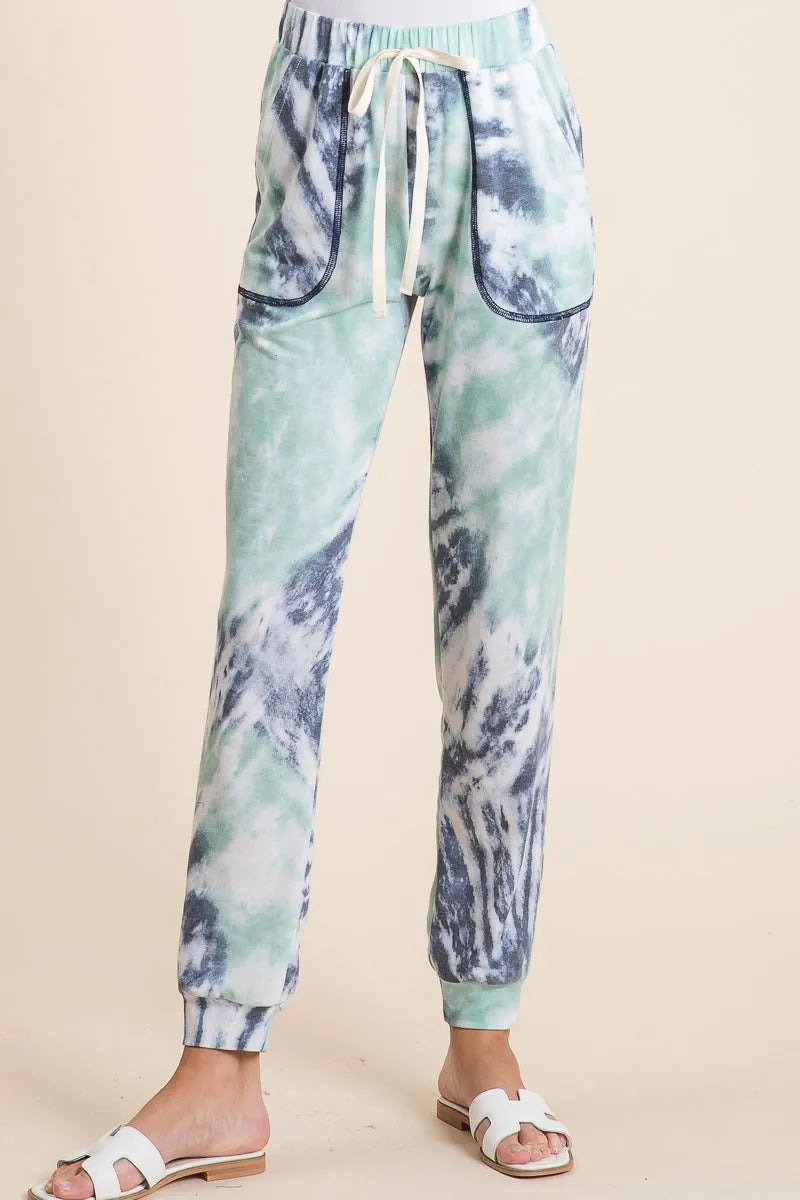 French Terry Tie-Dye Sweat Pants