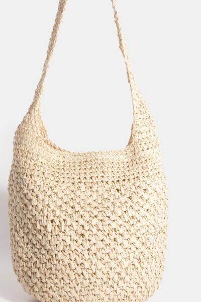 Intricate Braided Hobo Shoulder Bag