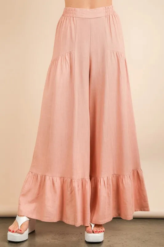 Palazzo Elastic Waist Comfy Pants