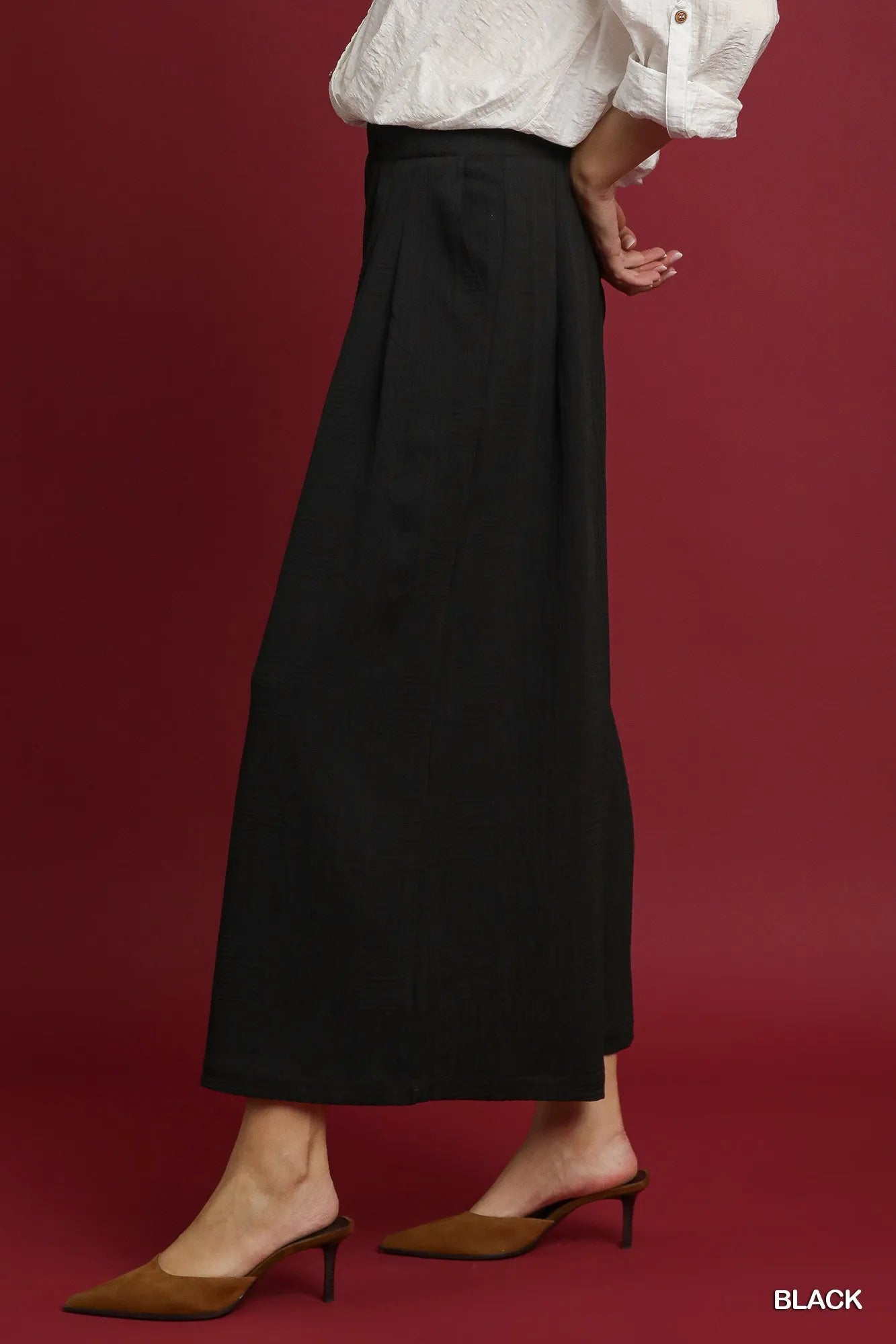 Sophisticated High-Waist Wide-Leg Pants