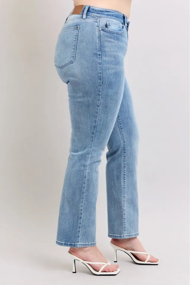 Plus Size High Waist Dad Jeans