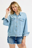Relaxed Fit Oversized Denim Jacket
