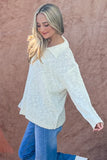 Textured Basic Collar Neck Sweater Pullover