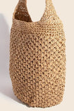 Intricate Braided Hobo Shoulder Bag