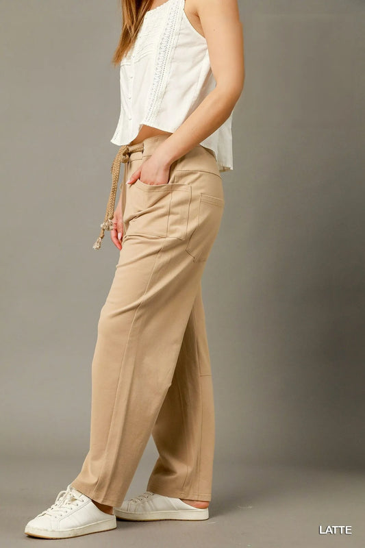 Utility-Inspired Drawstring Pants
