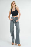 Corset Design Detail Crop Knit Top