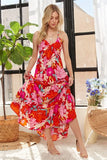 Floral Tiered Maxi Cami Dress