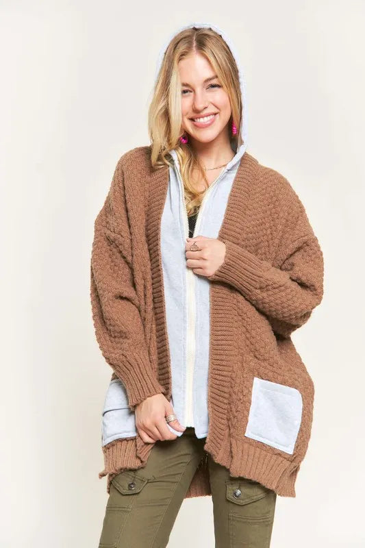 Zip Up Sweater Hoodie Jacket