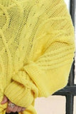  Cable Knit Off Shoulder Sweater