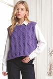 Lightweight Sweater Boxy Vest Top