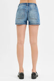 Low Rise Patched Pocket Shorts