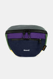 Waterproof Canvas Adjustable Strap Sling Bag - Purple