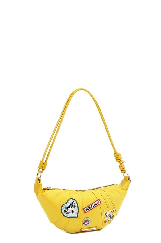 Color Patch Croissant Bag