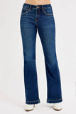 Full Size Mid Rise Tummy Control Flare Jeans
