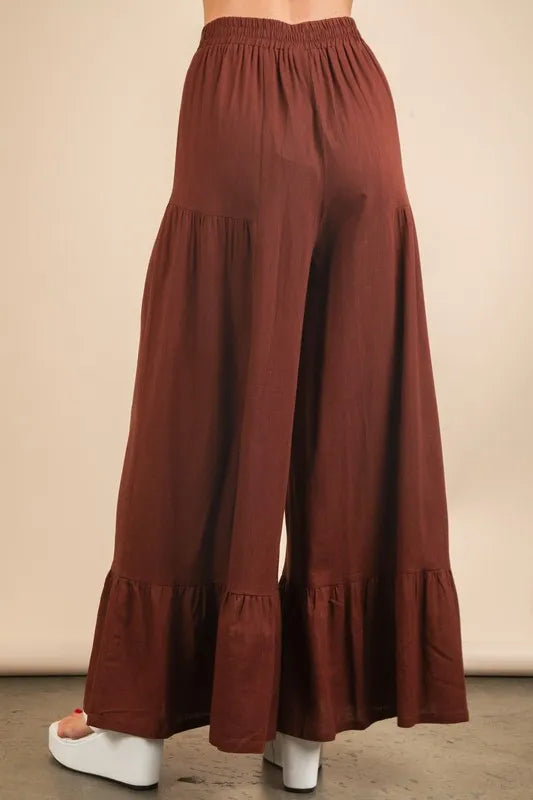 Palazzo Elastic Waist Comfy Pants
