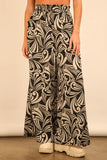 Printed Wide Leg Pants