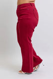 Full Size High Waist Heart Shaped Back Pockets 90's Straight Jeans Plus Size