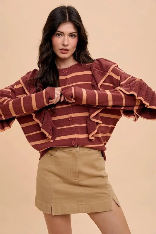 Comfort Stretch Cotton Slit Detailed Mini Skirt