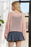 Full Size Lightweight Loose Knit Sweater