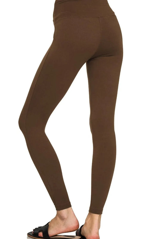 Premium Microfiber Wide Waistband Leggings