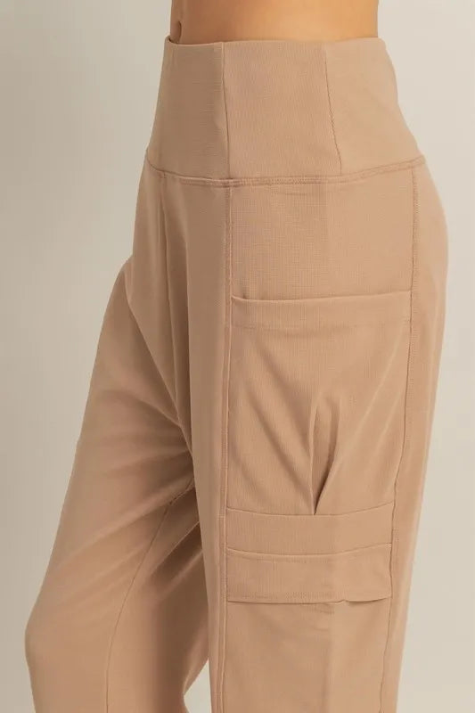 High-Waist Pocket Detail Comfy Sweatpants