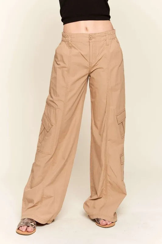 Low Rise Casual Cargo Pants