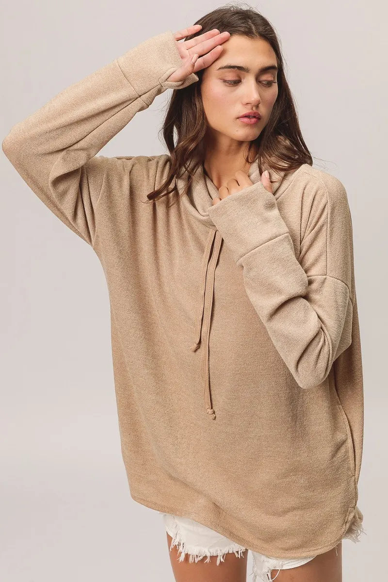 Solid Side Pocket Thumb Top