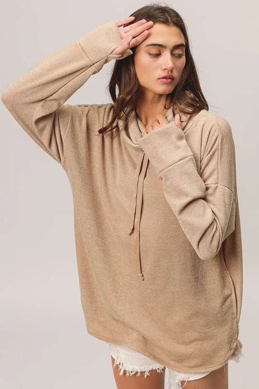 Solid Side Pocket Thumb Top