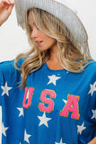 Fourth Of July Star Knit T-Shirt