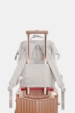 Contrast Waterproof Backpack Bag with External USB Port