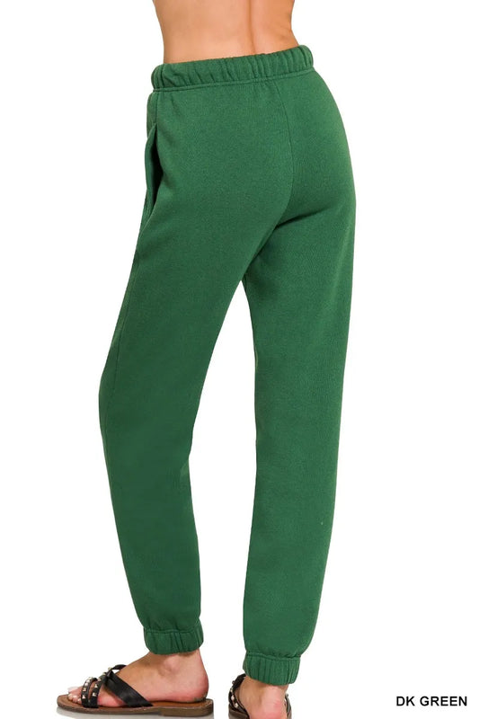 Fleece Jogger Sweatpants With Pockets