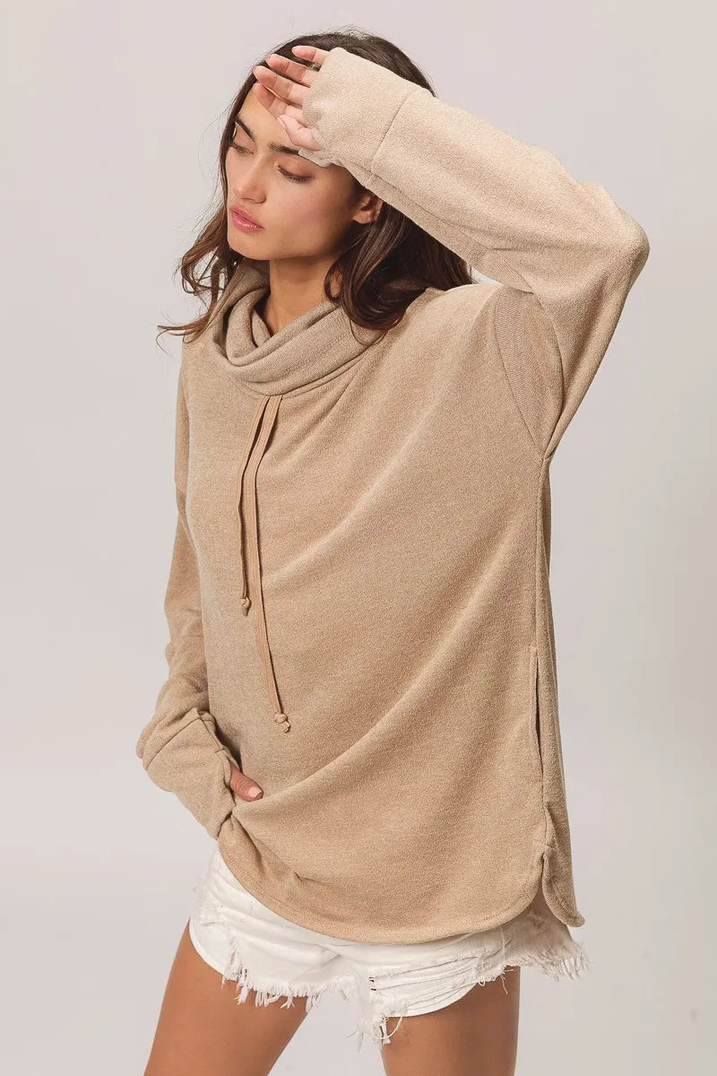 Solid Side Pocket Thumb Top