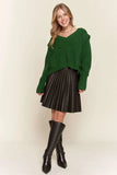 Ruffle Detail Adorable Sweater