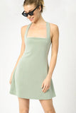 Square Neckline Performance Dress