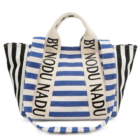 Logo Strap Canvas Handbag