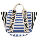 Logo Strap Canvas Handbag