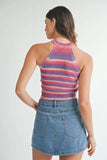 Space Dye Grecian Neck Knit Cami