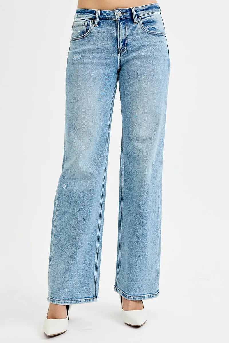 High-Rise Wide Leg Vintage Flare Jeans