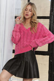 Mineral Washed Sweater Top