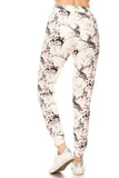 Full Size Buttery Soft Printed Joggers with Drawstring Plus Size