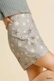 Starry Animal Skirt with Zipper Closure