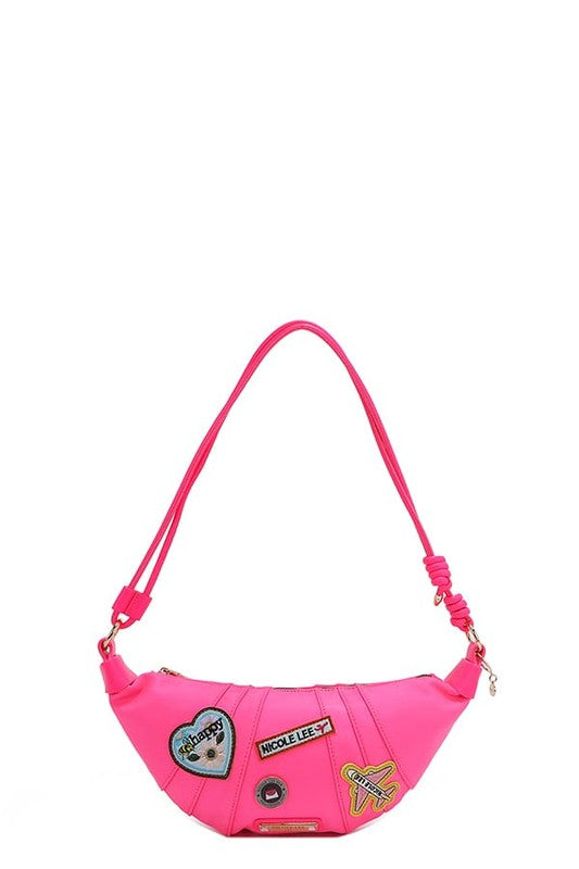 Color Patch Croissant Bag