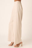 Inverted Pleat Detail Wide Leg Pants