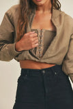 Long Sleeve Two Way Jacket