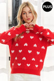 Heart Cutesy Sweater Top