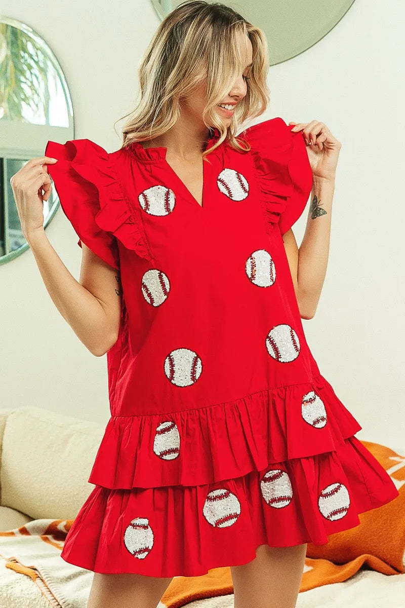 ns Baseball Patch Gameday Dress