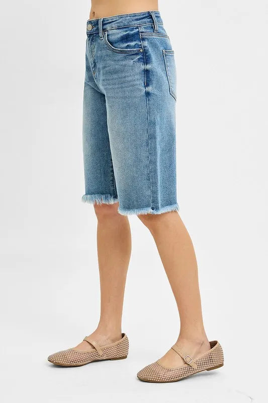 Tummy Control Mid Rise Fit Bermuda