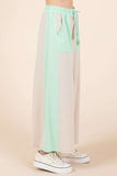 Mittoshop Color Block Wide Leg  Pants
