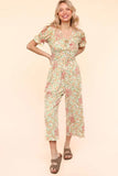 Flora Knit Spring Jumpsuit With Side Pockets